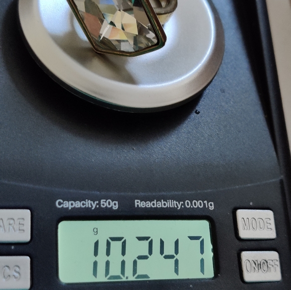 Dyrberg Kern Asymmetric Crystal Statement Ring - Picture 6 of 16